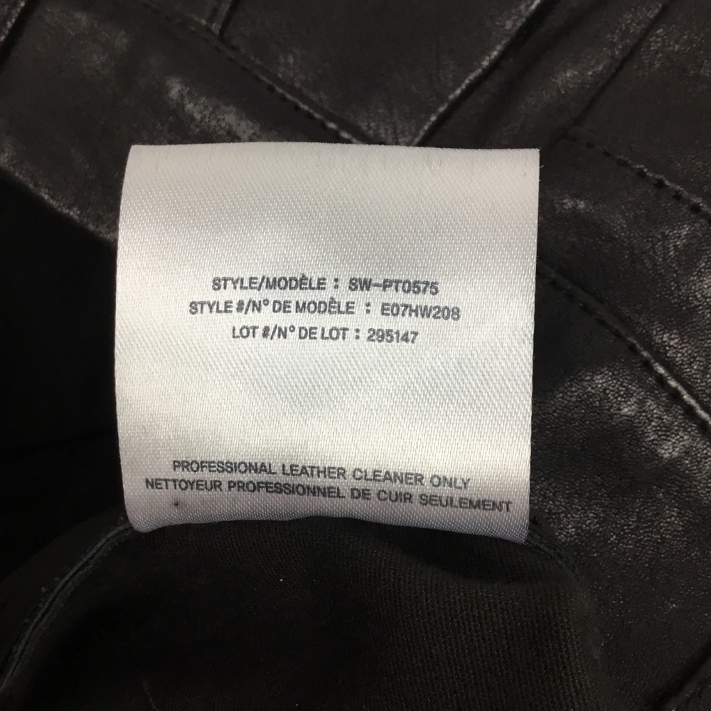 Helmut Lang Seamed Moto Leather Pant - Picture 8 of 8